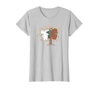 We Bare Bears Bear Hugs T-Shirt, Femme, Argent, XL