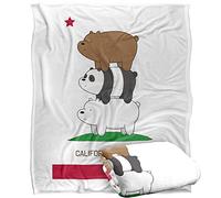 We Bare Bears California Stack Plaid Ultra Doux au Toucher Soyeux - 152 x 127 cm