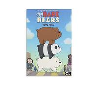 We Bare Bears Poster mural sur toile encadrée 50 x 75 cm
