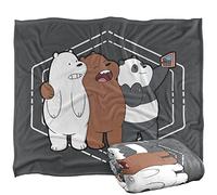 We Bare Bears Selfie Plaid Ultra Doux au Toucher Soyeux - 152 x 127 cm