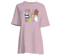 We Bare Bears WOWEBARBT001 Chemise de Nuit, Rose, XXL Femme