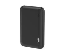 WE - Batterie de secours 5000mAh 3 ports - 1 port USB-C + 2 ports USB A - fast charge 18W/20W - câble USB/USB-C 20cm inclus - Noir