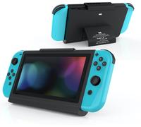 WE Batterie 10000mAh Coque pour Nintendo Switch USB-C 3.1A Ajoute 4-6h Support arrière réglable Noir