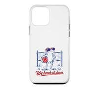 We Beach At Dawn Grenouille Ballon de Volleyball Amusant Coque pour iPhone 12 Mini