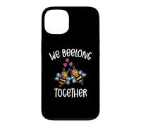 We Beelong Together Cute Little Bees Love Hearts Coque pour iPhone 13