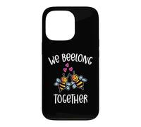 We Beelong Together Cute Little Bees Love Hearts Coque pour iPhone 13 Pro