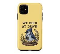 We Bird At Dawn Jumelles d'observation des Oiseaux geai Bleu Coque pour iPhone 11