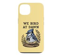 We Bird At Dawn Jumelles d'observation des Oiseaux geai Bleu Coque pour iPhone 13