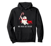 We Boo at Dusk Halloween Ghost Candy Cane Sweat à Capuche