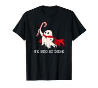 We Boo at Dusk Halloween Ghost Candy Cane T-Shirt Graphique avec Valeur