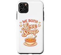 We Both Love Soup Funny Couples Food Humour Coque pour iPhone 11 Pro Max