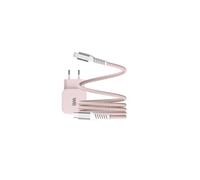 WE Connect Pack Chargeur USB-C 20W 1 port + câble USB-C/Lightning Rose