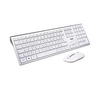 Pack 2en1 (Clavier/Souris) sans fil We (Gris/Blanc)