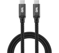 WE Connect Câble USB-C 2 m Charge rapide 3A 60W Nylon tressé ultra résistant