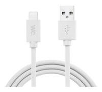 WE Connect Câble USB vers Lightning en silicone 2 m Certifié MFi Charge et synchronisation - Blanc