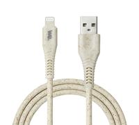 We Câble Biosourcé Usb A Vers Lightning 2.4a Certifié Mfi - Câble Et Packaging À Base De Produits Ecologiques - Longueur 2 Mètres