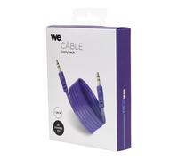We câble jack jack plat 1m50 violet we digital wejkplat150vi Violet