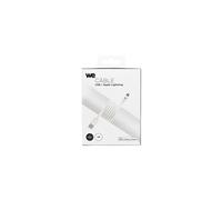 WE - Câble Lightning - Lightning mâle pour USB mâle - 1 m - blanc - plat
