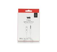 WE - Câble Lightning vers jack pour casque - Lightning mâle pour jack mini mâle - 1 m - Certifié MFI