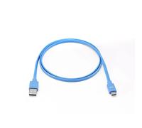We Câble Plat Usb-C Vers Usb 1m Pour Samsung S8/S9/S10, Macbook Pro, Google Pixel/Chromebook, Huawei P20/P30 Xiaomi - Bleu
