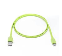 WE Câble Plat USB-C vers USB 1m pour Samsung S8/S9/S10, MacBook Pro, Google Pixel/Chromebook, Huawei P20/P30 Xiaomi - Vert