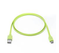 We Câble Plat Usb-C Vers Usb 1m Pour Samsung S8/S9/S10, Macbook Pro, Google Pixel/Chromebook, Huawei P20/P30 Xiaomi - Vert