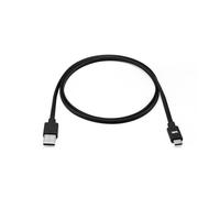 WE CÂBLE PLAT USB C VERS USB 2M POUR SAMSUNG S8 S9 S10, MACBOOK PRO, GOOGLE PIXEL CHROMEBOOK, HUAWEI P20 P30 XIAOMI NOIR