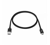 WE Câble Plat USB-C vers USB 2m pour Samsung S8/S9/S10, MacBook Pro, Google Pixel/Chromebook, Huawei P20/P30 Xiaomi - Noir