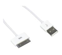 WE Câble USB Apple pour iphone 4 et 4S - 1 mètre - Blanc