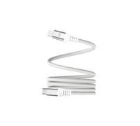 WE câble USB-C/Lightning magnétique, USB2,0-9V/3A/27W, 1mètre Blanc