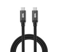 WE Câble USB C vers USB C Charge Rapide 3A 60W Câble USB Type C USB 3.2 gen 1 Nylon Tressé Ultra Résistant Longueur 1M