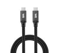 WE Câble USB C vers USB C Charge Rapide 3A 60W Câble USB Type C USB 3.2 gen 1 Nylon Tressé Ultra Résistant Longueur 2M