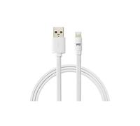 C ble USB-C m le/USB A m le plat 1 m - USB 3.1 gen 2 - blanc ne s'emm le pas