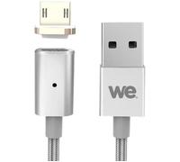 WE - Câble USB - Micro-USB de type B (M) pour USB (M) - 1 m - argent