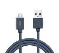 WE Connect – Câble USB vers Micro USB – Silicone – 2 m – USB 2.0 480 Mbps – Bleu nuit