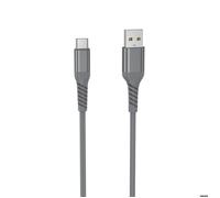 WE Câble USB vers USB-C Ultra Résistant en Nylon Tressé et Kevlar, 1 Mètres, Certifié MFi, Charge et Synchronisation des Données - G