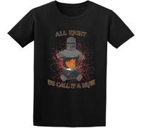 We Call It A Draw Monty Fun TV Python and The Holy Kinght Grail Mens T-Shirt Graphic Unisex Tee Shirt Black XXL