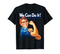 We Can Do It Rosie The Riveter Vintage Feminist Icône Meme T-Shirt Graphique avec Valeur