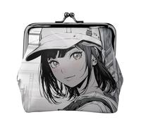 We Can Do It1 Petit porte-monnaie avec imprimé pour pièces de monnaie et cartes pour homme et femme, noir, One Size, Vintage