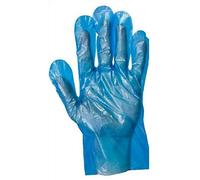 We Can Source It Ltd - Lot de 5 paquets de 500 gants jetables en polyéthylène de qualité alimentaire texturés bleus pour la restauration et le nettoyage