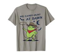 We Candy-Hunt At Dawn Cowboy Grenouille Halloween T-Shirt