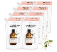 we:care² Lot de 8 recharges de gel douche 500 ml jasmin/thé vert - Recharge de gel douche durable et végétalien sans silicone, parabène et microplastique - Recharge de savon liquide - Recharge
