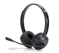 WE - Micro-casque - sur-oreille - Bluetooth - sans fil, filaire - jack 3,5mm - noir