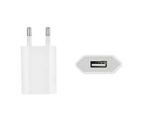 WE Chargeur Adaptateur Secteur USB de 1A pour Smartphone, Tablette, Périphérique WiFi, Consoles de Jeux - Blanc