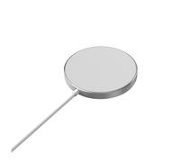 WE Chargeur Sans Fil Induction Magnétique Compatible MagSafe pour iPhone série 13 et 12 et Coques MagSafe - Aimants Intégrés - Coloris Blanc