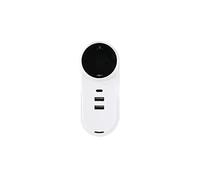 WE Chargeur Secteur 2 Ports USB A (12W) + 1 Port USB-C (20W) - Prise de Courant 16A - Tête rotative - Blanc