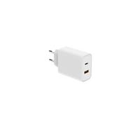 We Chargeur secteur 65W USB-C + USB-A , Power Delivery, BLANC