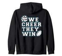 We Cheer They Win - Cheerleader Sport Team Girl Cheerleading Sweat à Capuche