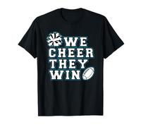We Cheer They Win - Cheerleader Sport Team Girl Cheerleading T-Shirt