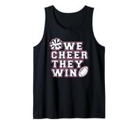 We Cheer They Win - Cheerleader Team Sport Girl Cheerleading Débardeur